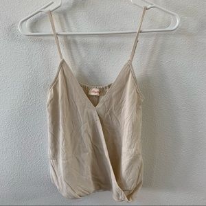 Spaghetti Strap Ivory Top